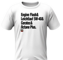 Camiseta Branca  Lube Tech Pro Produtos Liqui Moly